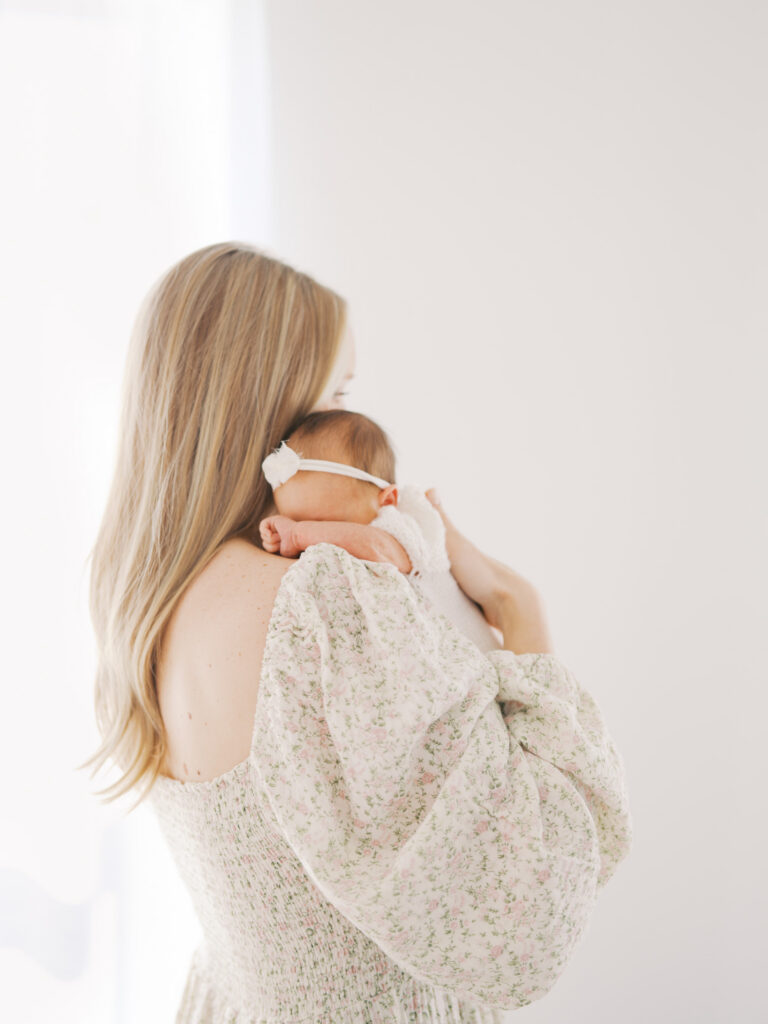 baby and mom