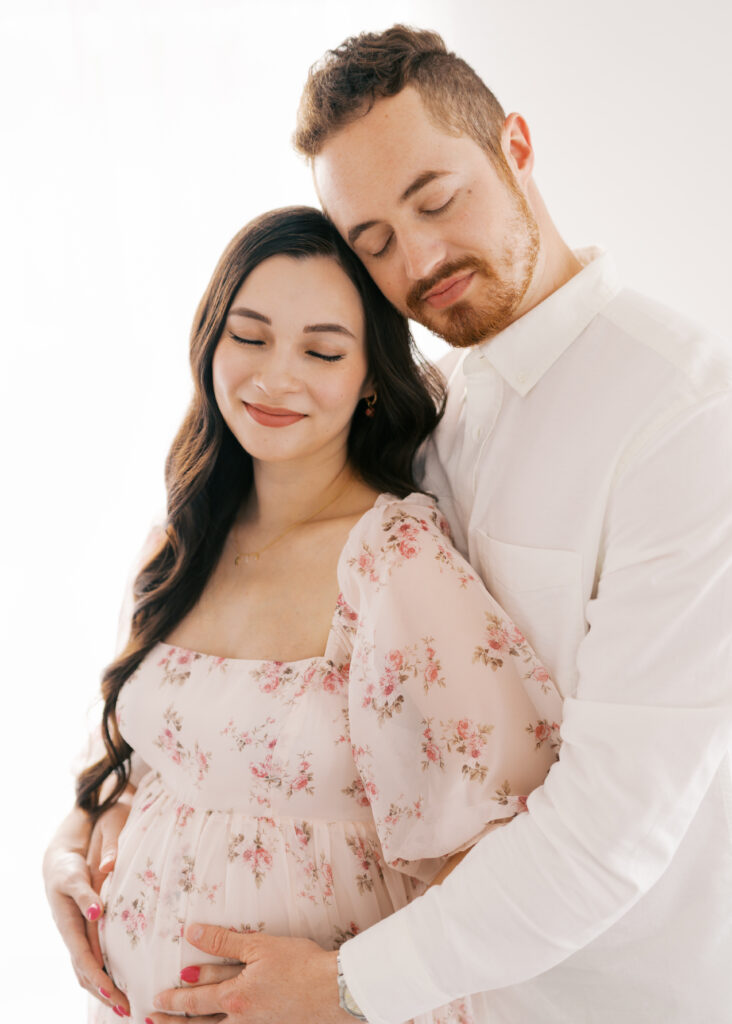 Studio Maternity Session in Dallas TX