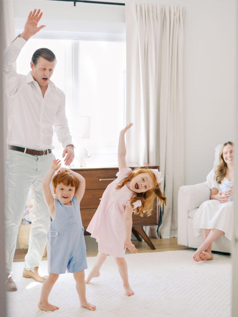 fun and playful family session